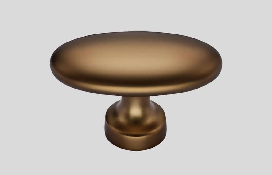 Purion Möbelknopf, Bronze