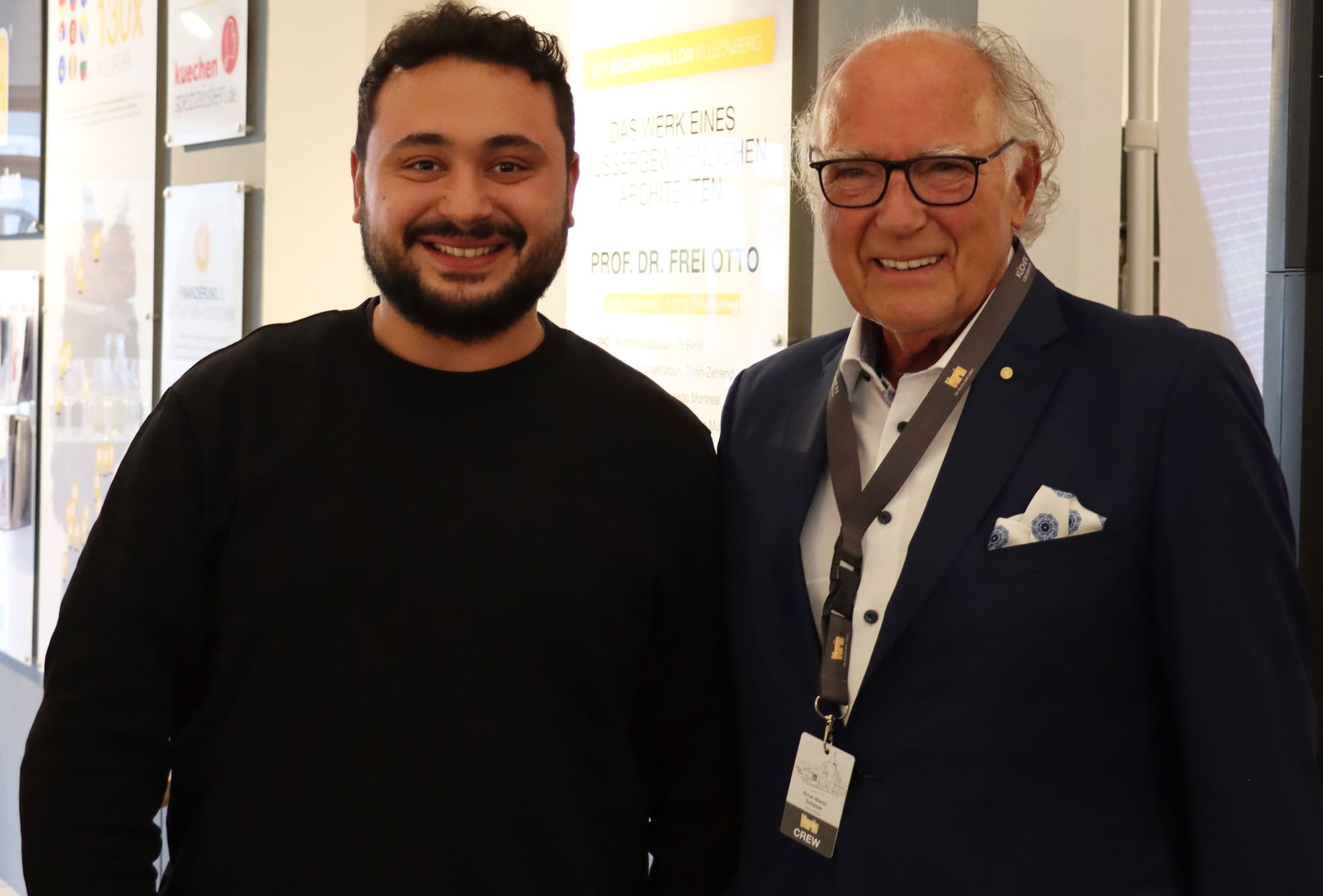 Ahmet Bolat, Inhaber von varia Ludwigsburg (links), mit Ernst-Martin Schaible, geschäftsführender Gesellschafter des Einkaufsverbands