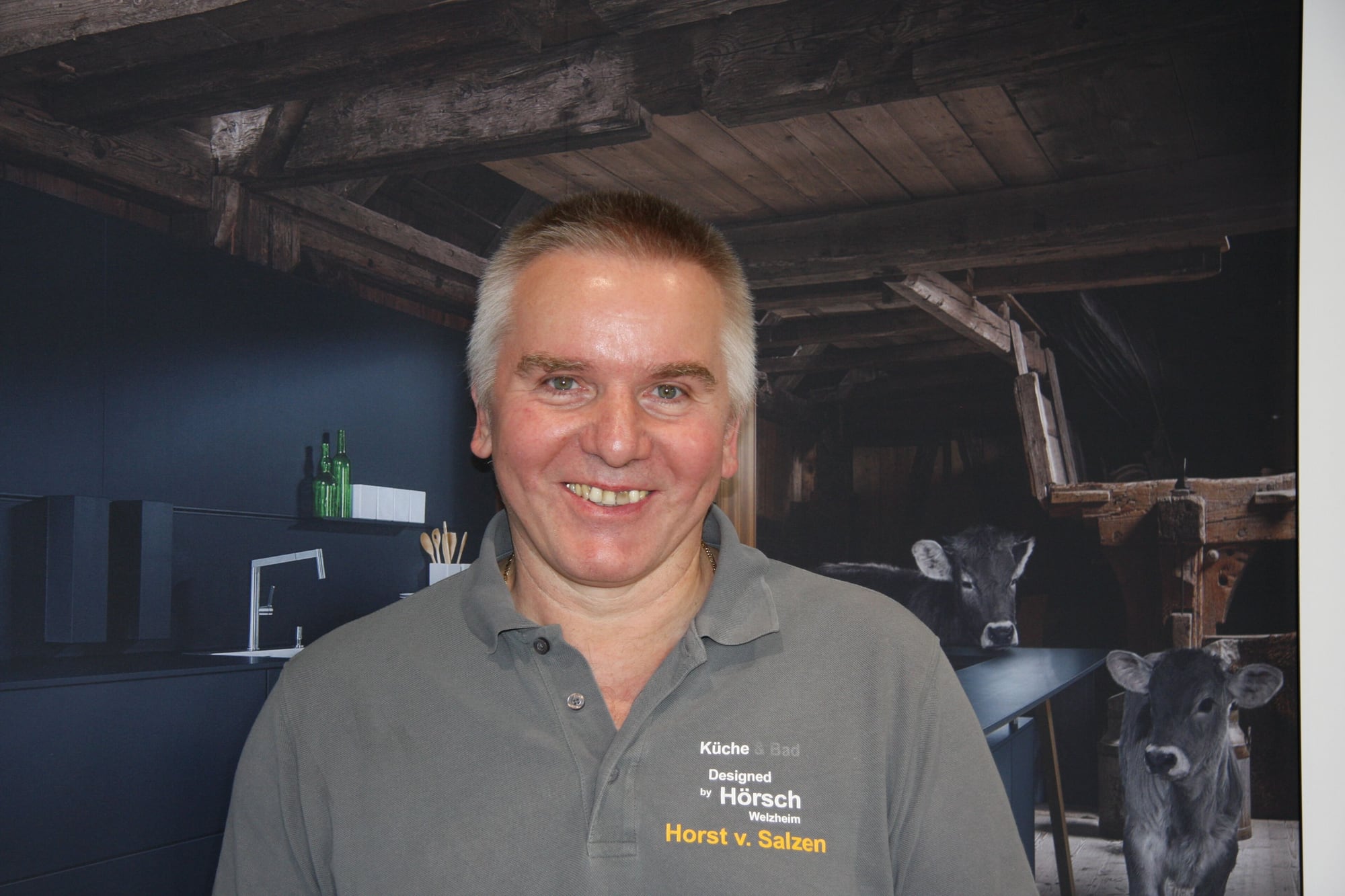 Horst von Salzen, Montage im varia Küchenstudio Welzheim