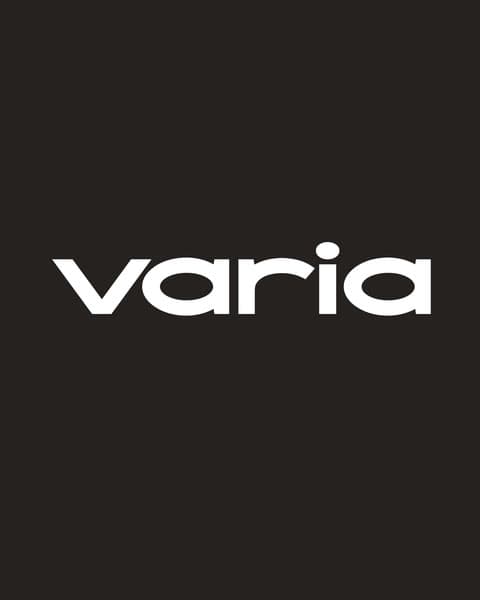 Die neue varia-Wortmarke setzt sich aus ihren Buchstaben zusammen